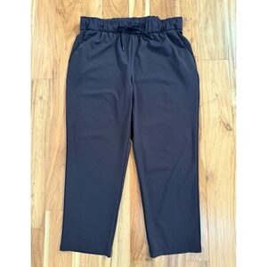 Hilary Radley Ladies Mid-Rise Pull-On Pants‎ with Pockets Black. X-Large